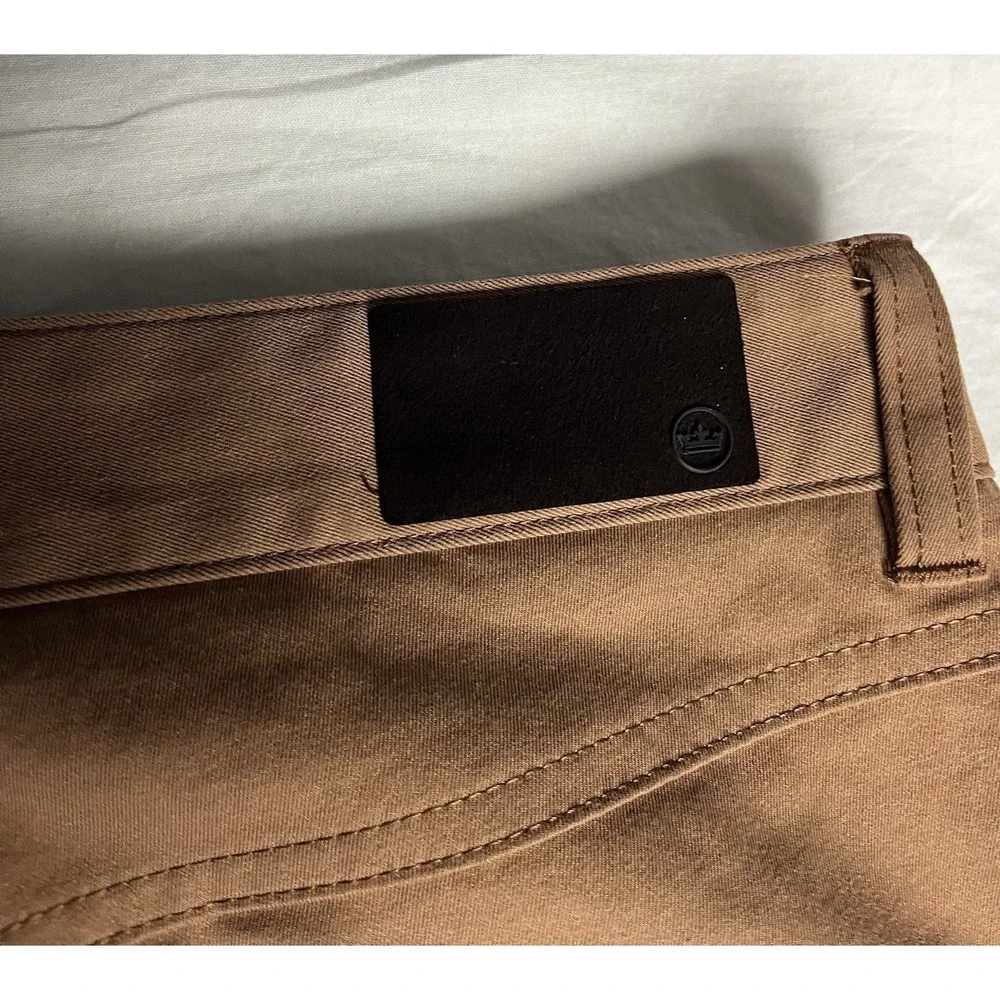 Peter Millar  Brown 36x30 Golf Performance Five-Pocket Pant Men's Cognac Brown